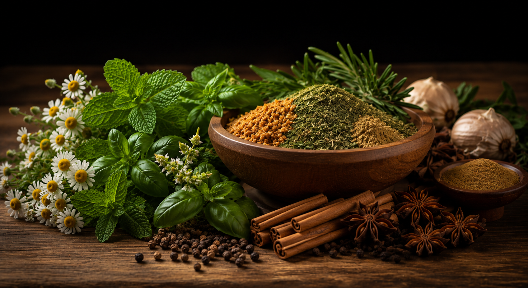 Infinity Herbs Background